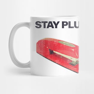 Stay Plur Red Stapler Peace Love Unity Respect Mug